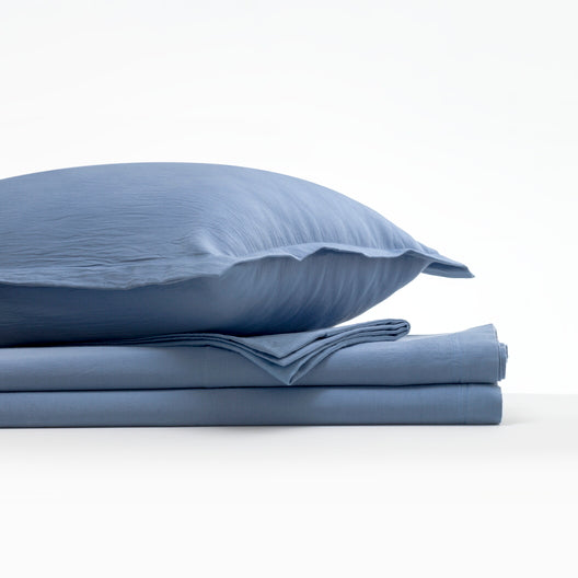The Blue Gold Indigo Bedsheet - Blue