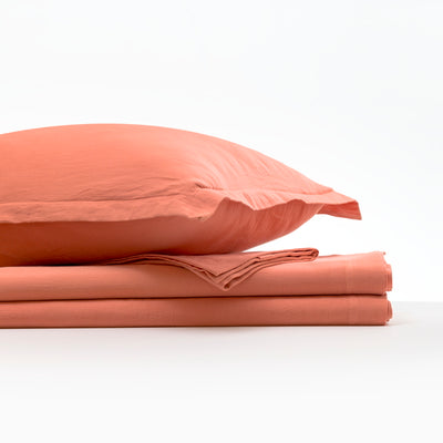 The King Of Good Scents Sandalwood Bedsheet - Peach