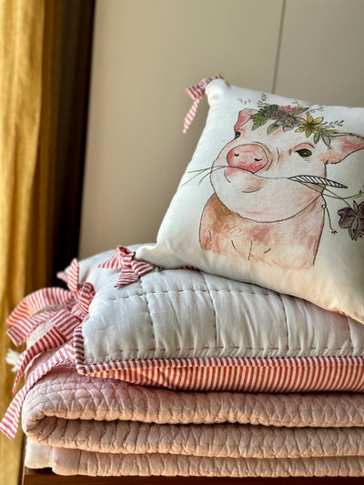 Toddler Blanket Set - Little Piggy (Set of 3)