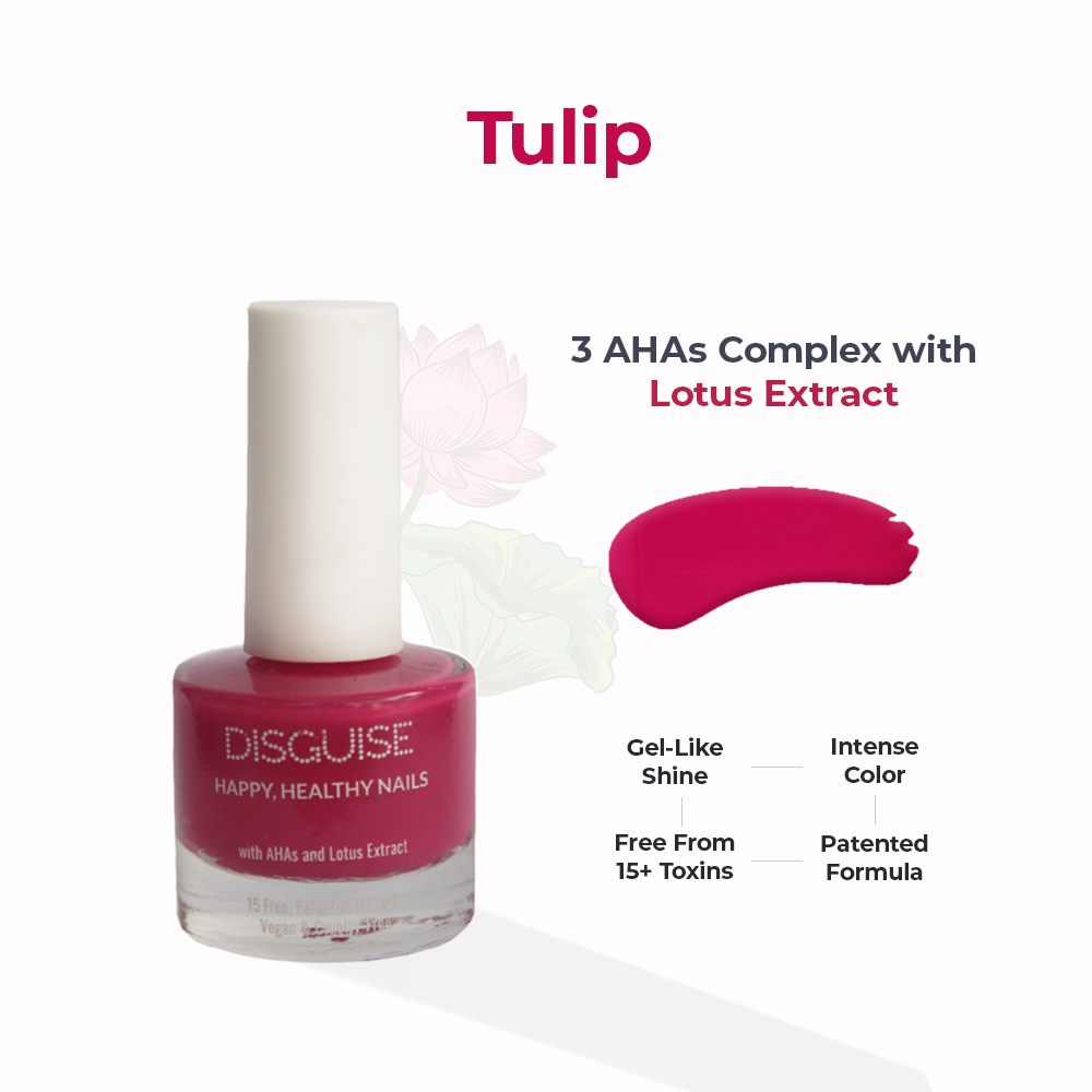 Tulip 105, 21 TOXIN FREE | WITH AHA & LOTUS EXTRACT | INTENSE COLOR | 9 ml