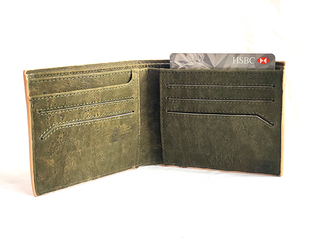 Clan Earth Kakapo Bifold Cork Wallet