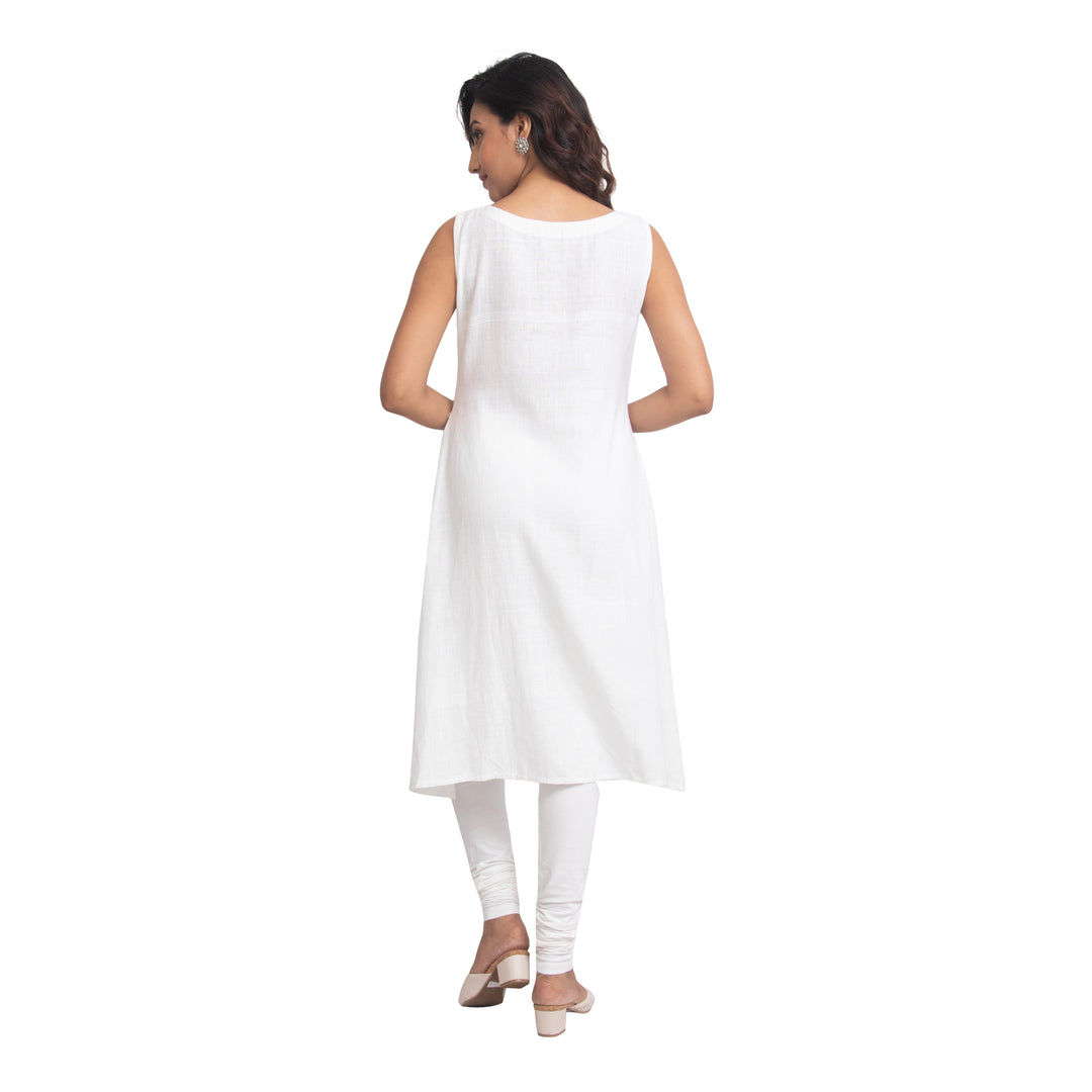 Agati Design Tara White Kurti