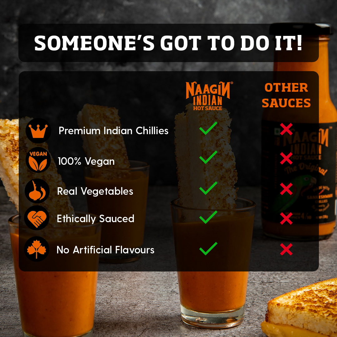 Naagin Sauce - Indian Hot chilli spicy Sauce The Original (230 gm)