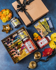 A Diabetic Chef Ultimate Sugarfree Gift Box | Assorted Belgian Dark and White Chocolate, ACV Gummies and Chocolate Spread | Diabetic Friendly | Vegan