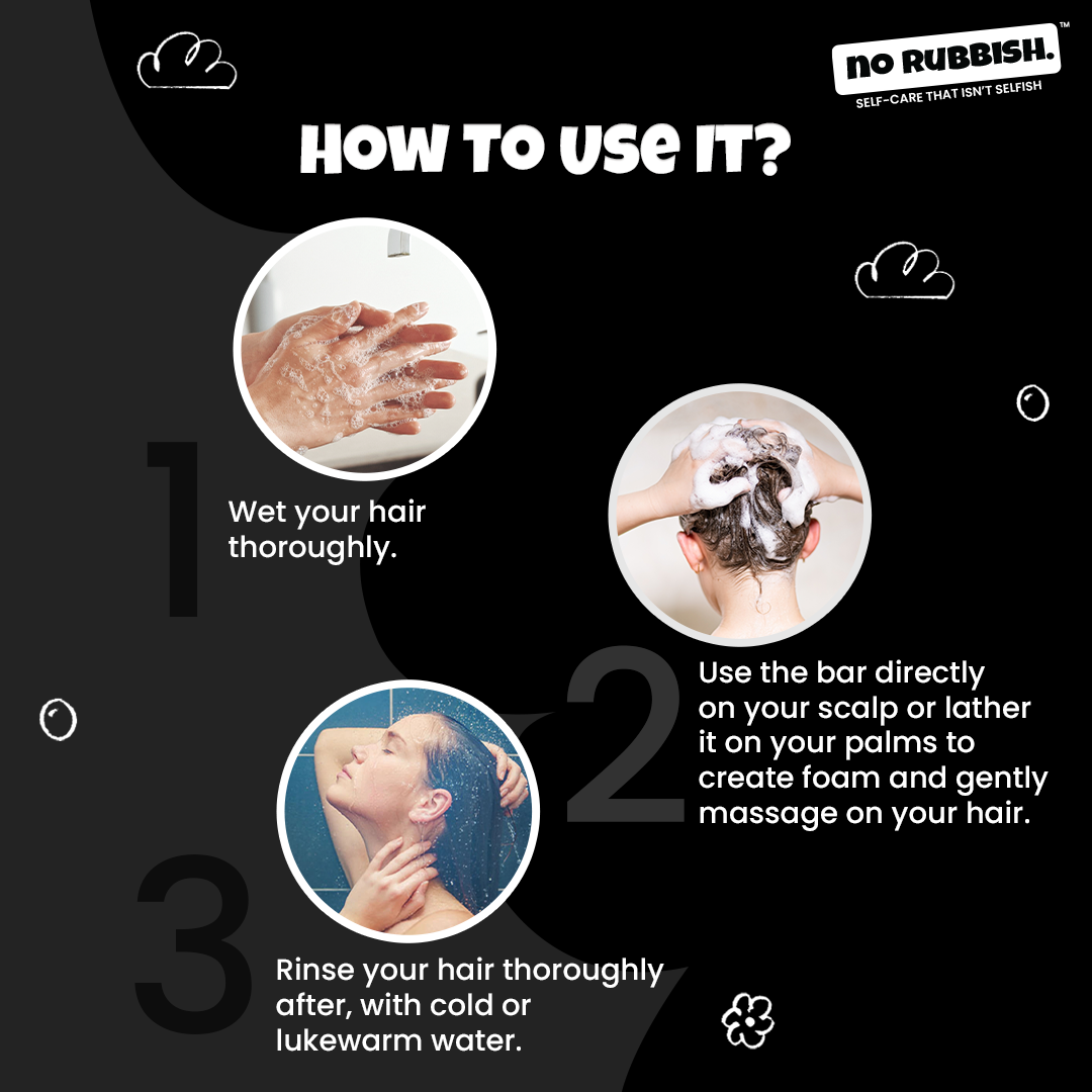 No Rubbish Solid Shampoo For Treated Hair (100gms)