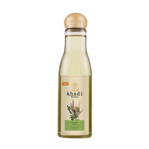 Vagad's Khadi Tulsi Hair Oil (Pack of 2)