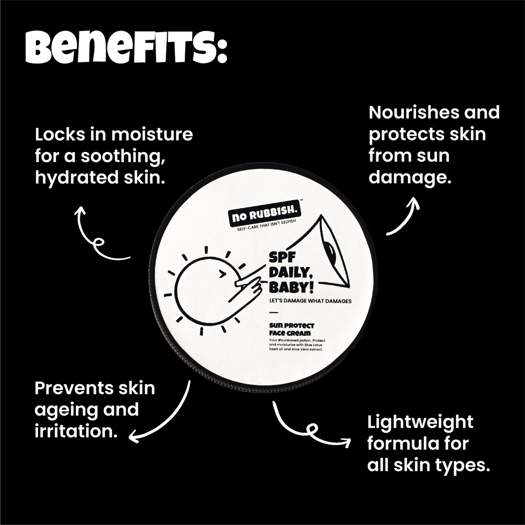 No Rubbish Sun Protect Face Cream (100gms)