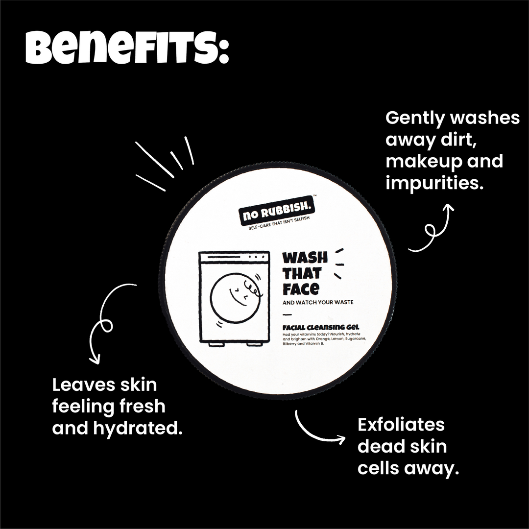 No Rubbish Facial Cleansing Gel (100gms)