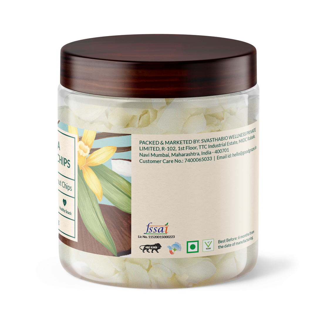 Good Graze Vanilla Coconut Chips 100gm (Pack Of 2)