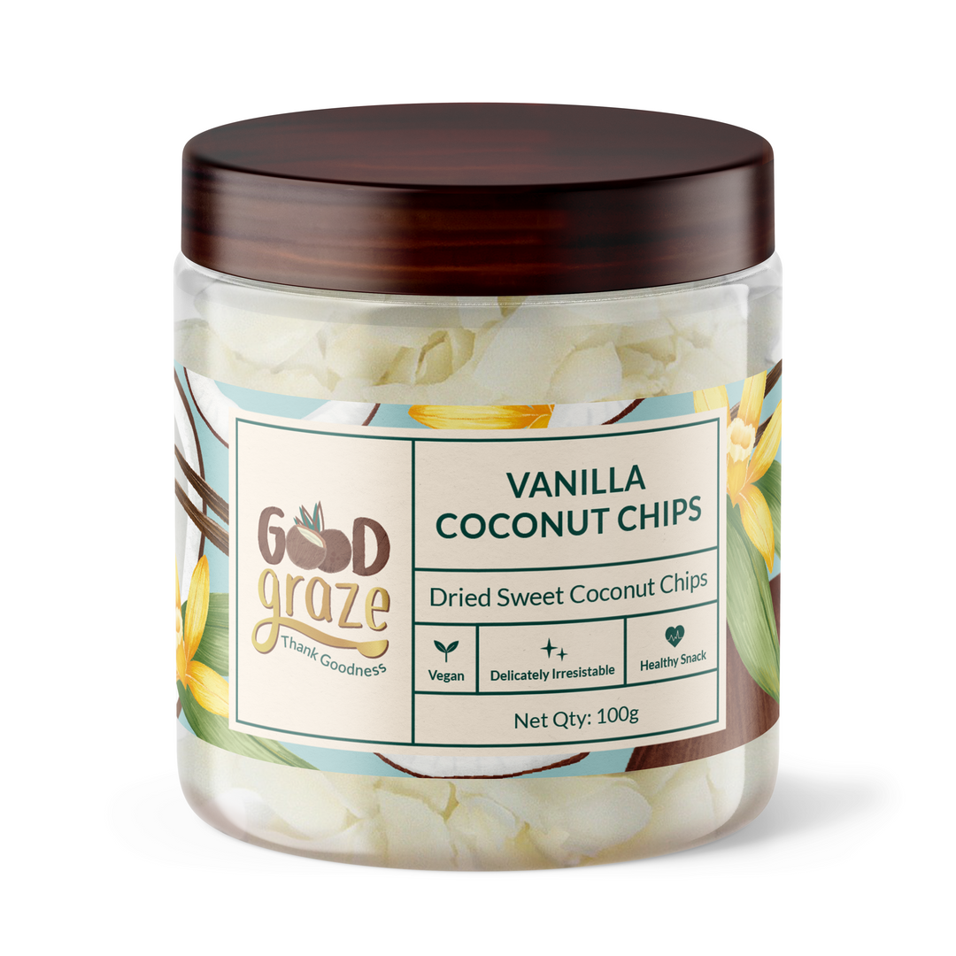 Good Graze Vanilla Coconut Chips 100gm (Pack Of 2)