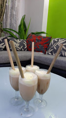 Bamboology Trends Reusable Bamboo straws Pack of 4 With Straw Cleaner