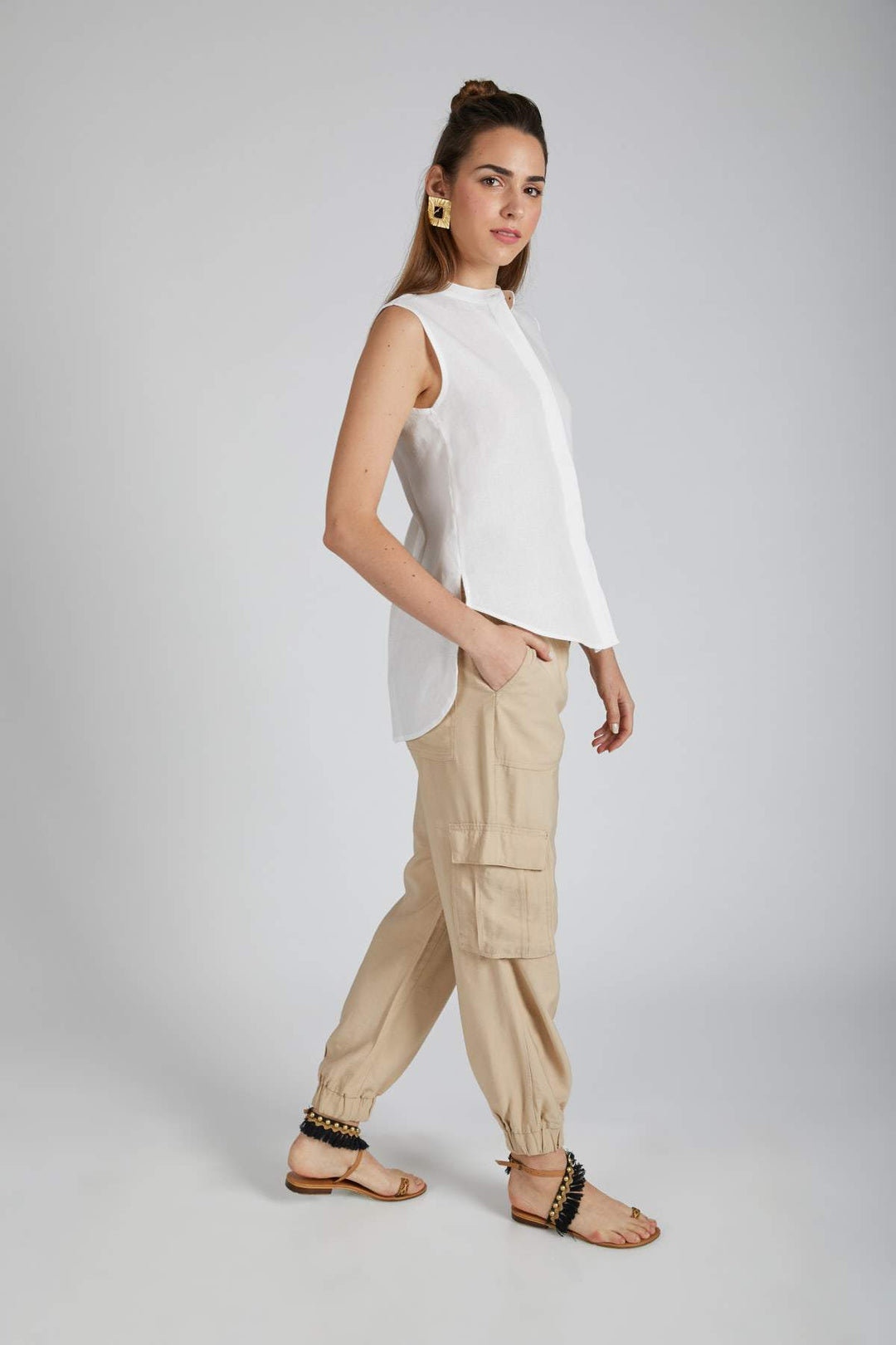 B Label Zephyr Sleeveless Shirt