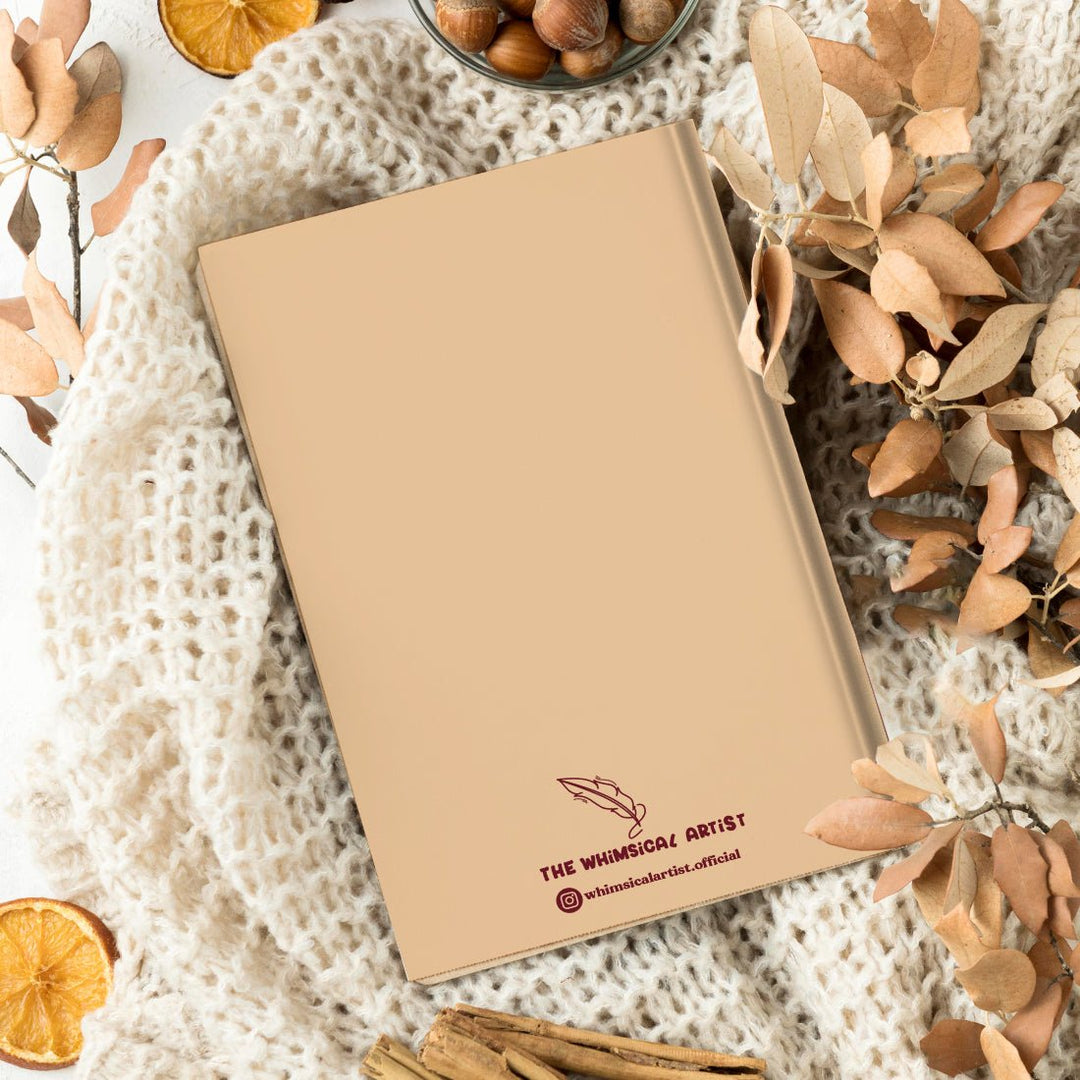 A5 Handcrafted Indian Inspirational notebook/Diary with 200 Illustrated Mill Paper Pages for Your Creative Journey - Female 3 - Suspire