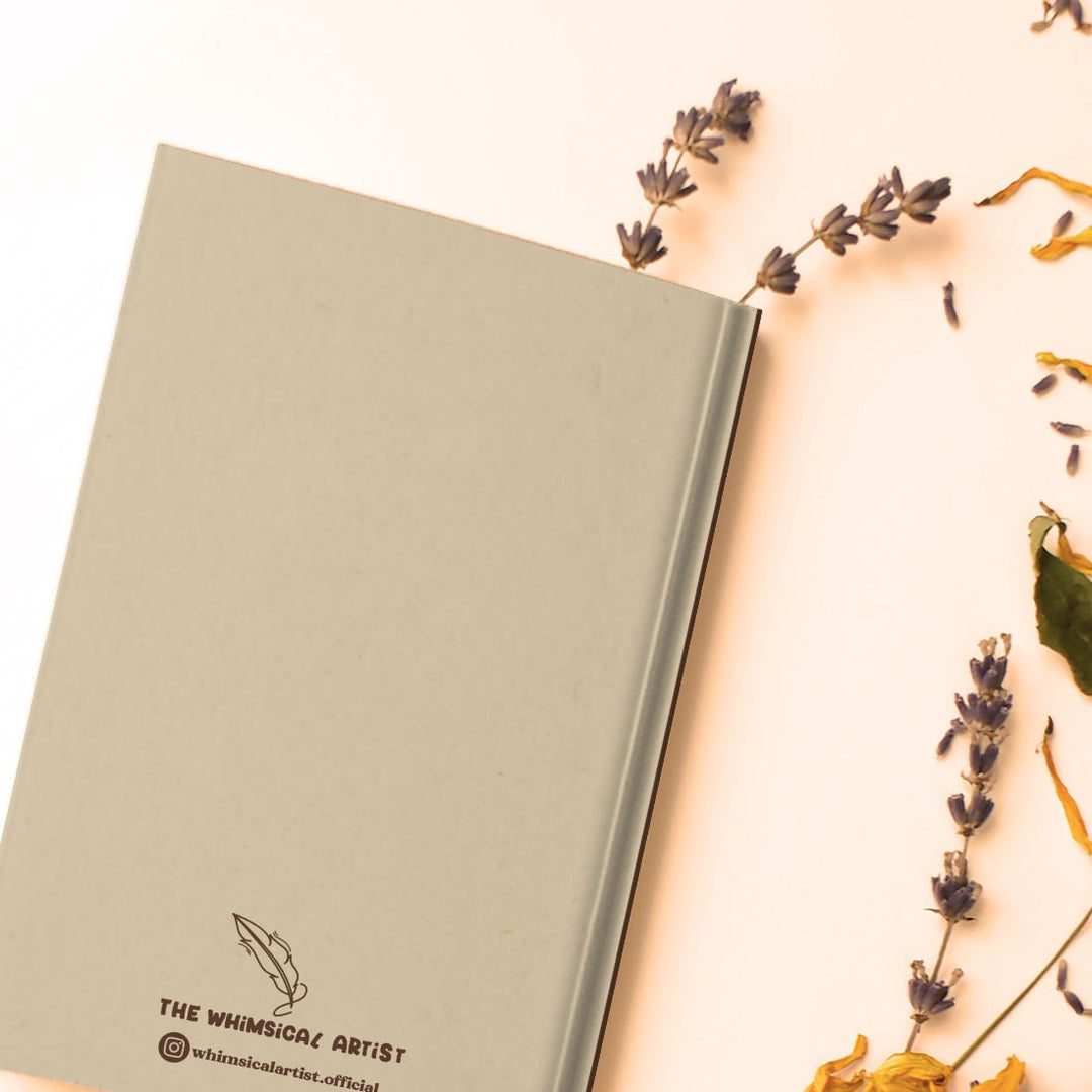 A5 Handcrafted Indian Inspirational notebook/Diary with 200 Illustrated Mill Paper Pages for Your Creative Journey - Male 2 - Suspire