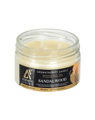 Aesthetic Living 3 Wick Soywax Sandalwood Candle I 30 hr Burn