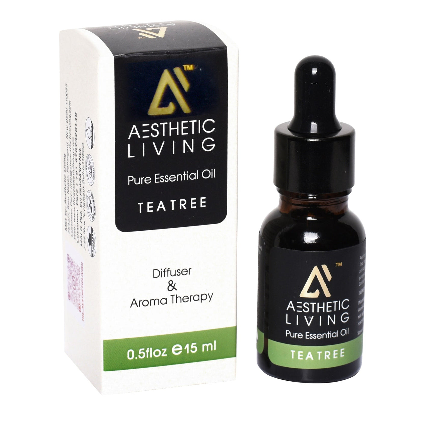 Aesthetic Living Tea Tree Pure Essential Oil 15 ml - Suspire