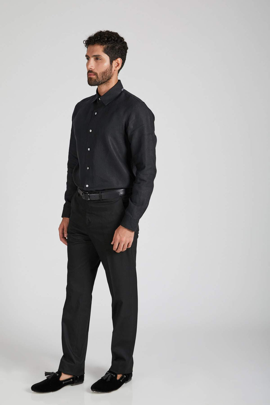 B Label Aglow High Collar Shirt