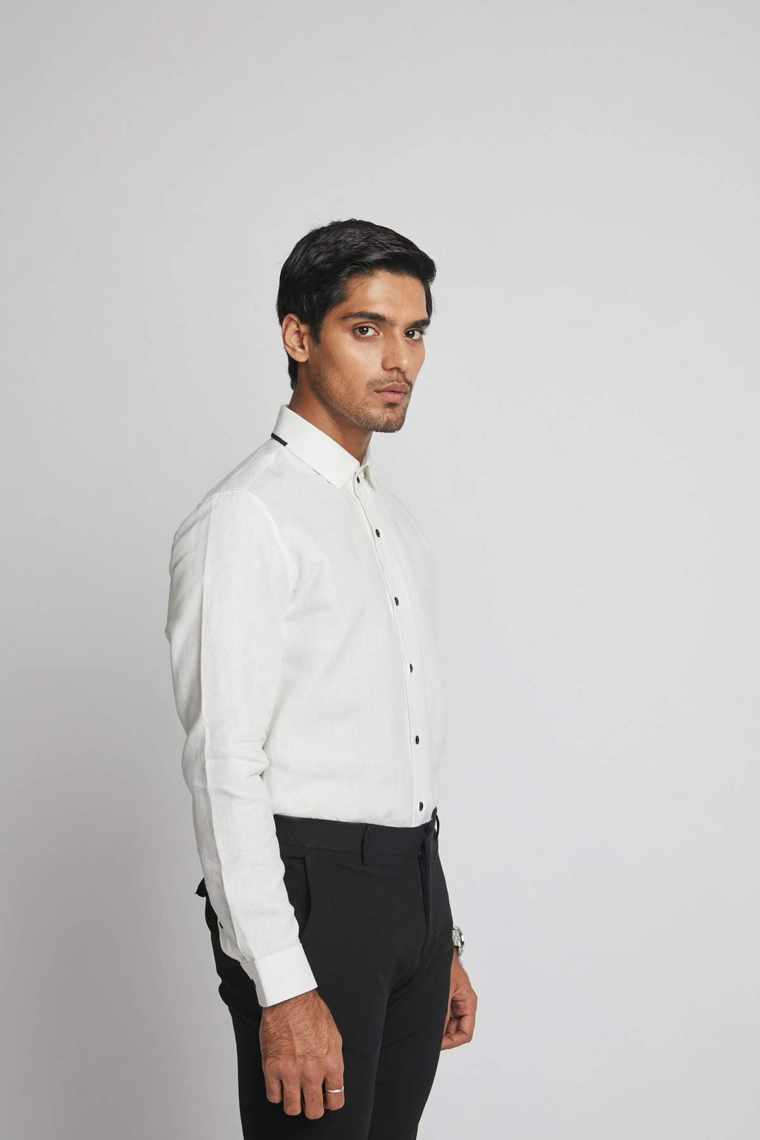 B Label Aglow High Collar Shirt