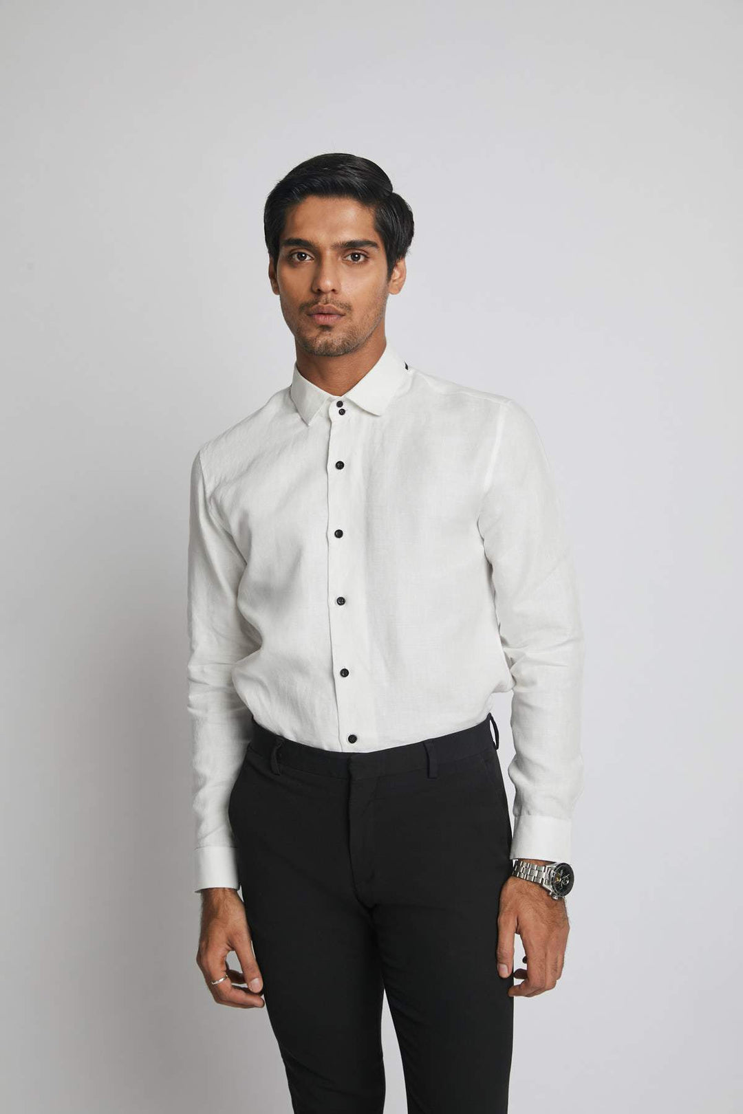 B Label Aglow High Collar Shirt