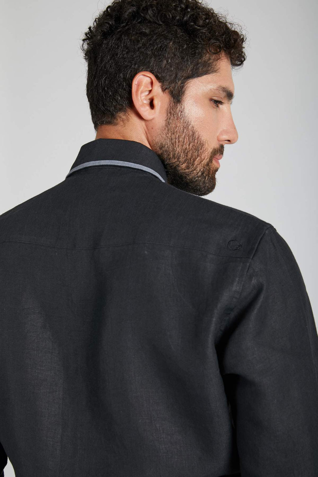 B Label Aglow High Collar Shirt