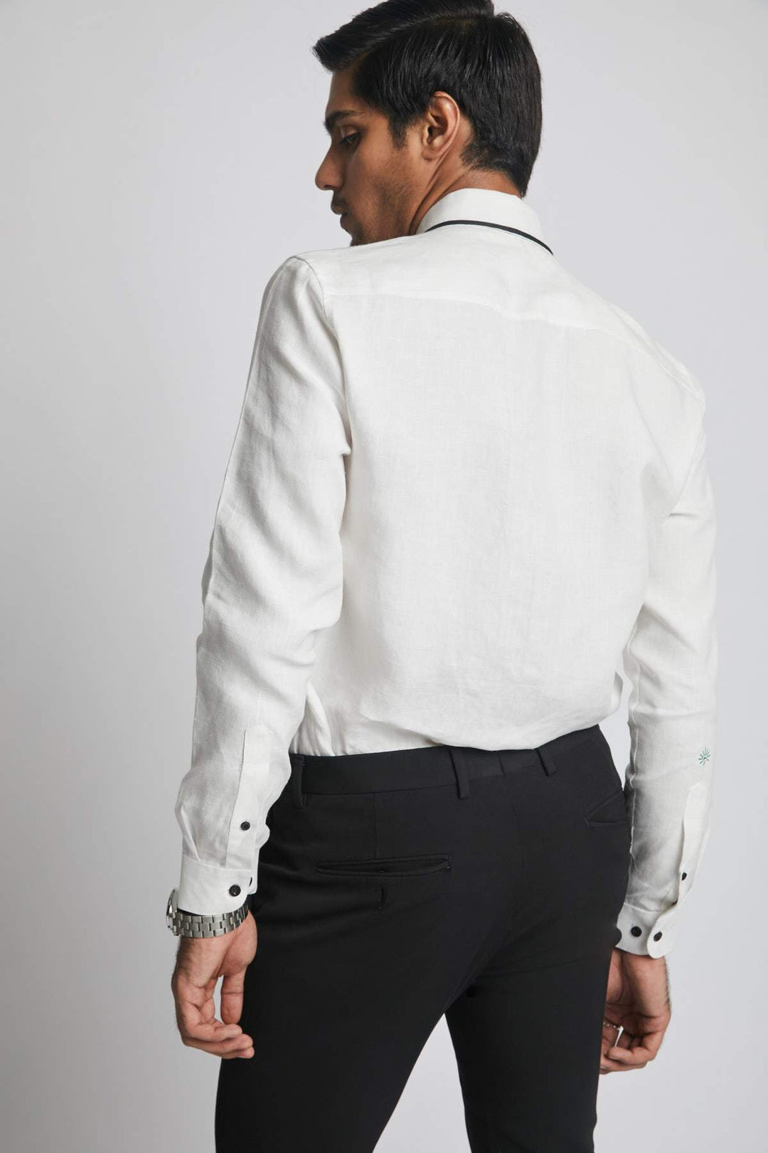 B Label Aglow High Collar Shirt
