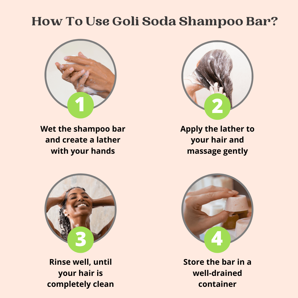 All Natural Probiotics Shampoo Bar for Oily Hair - 90 grams