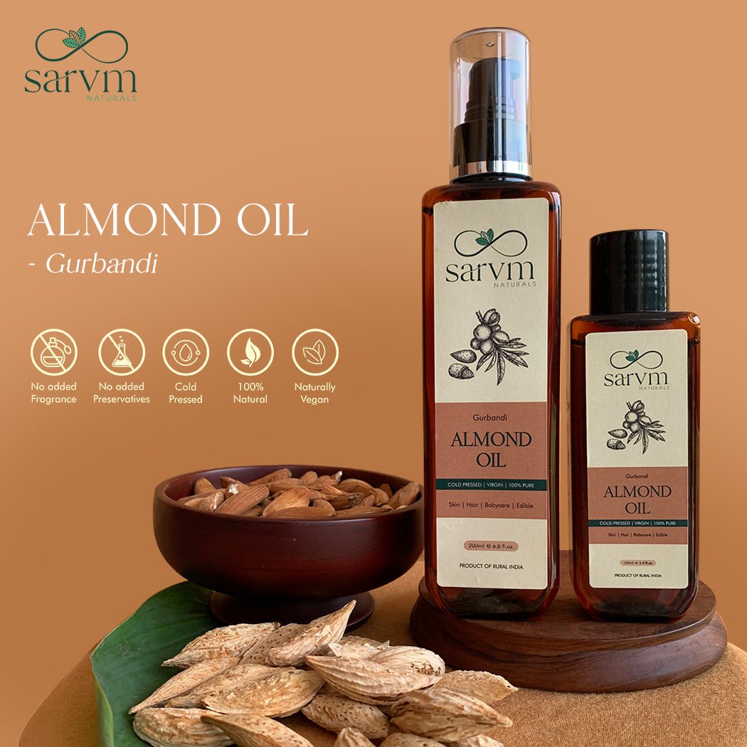 Almond Oil - Cold Pressed