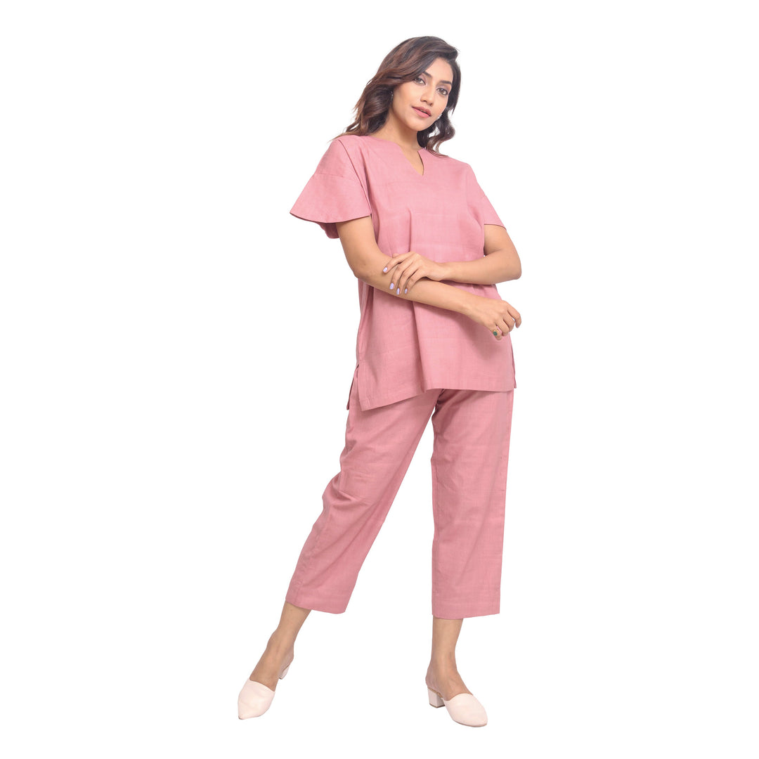Agati Design Ambala Peach Top and Pant