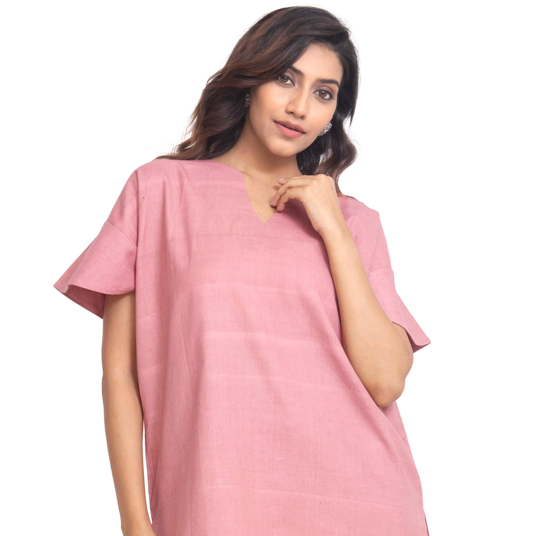 Agati Design Ambala Peach Top and Pant