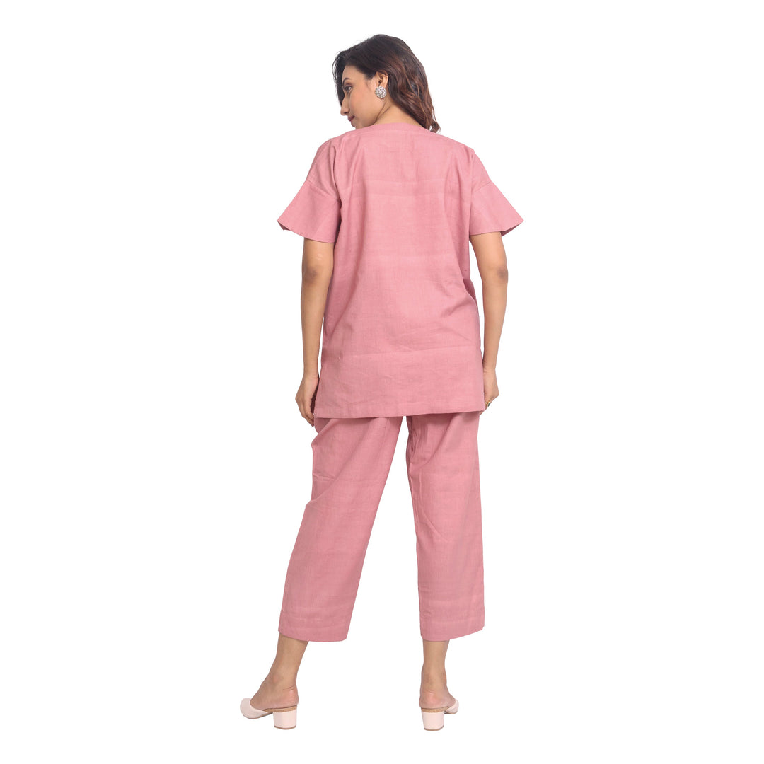 Agati Design Ambala Peach Top and Pant