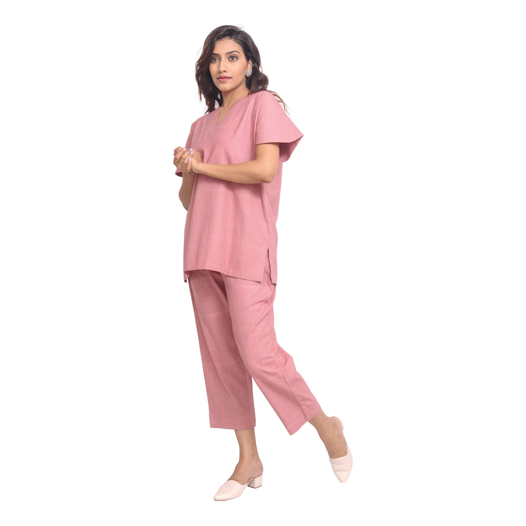 Agati Design Ambala Peach Top and Pant