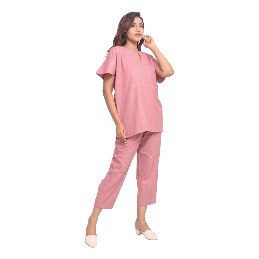 Agati Design Ambala Peach Top and Pant