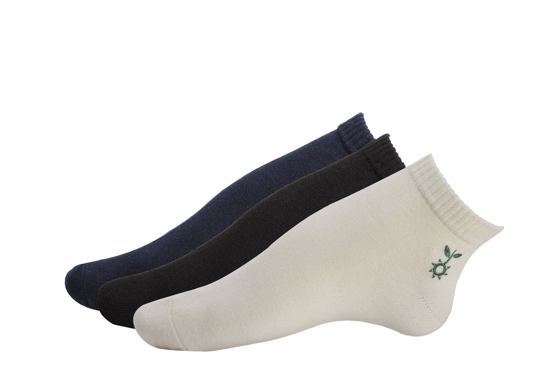 Konscious Lifestyle Ankle socks pack - 3 Pairs