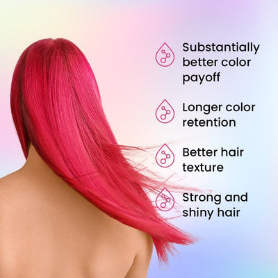 Anveya LA Pink Semi Permanent Hair Color, 100ml - Suspire
