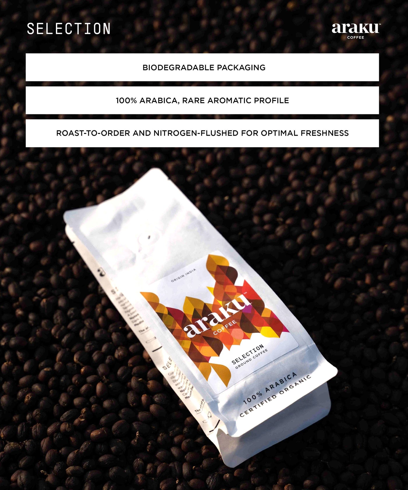 Araku Coffee Selection - Medium Dark Roast Specialty Coffee | 100% Arabica Beans - Suspire