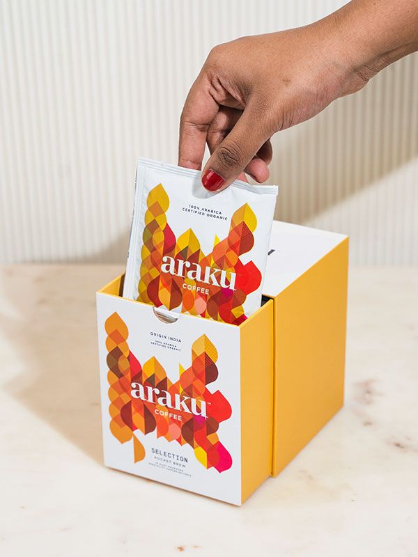 Araku Coffee Selection Pocket Brew - Medium Dark Roast Specialty Coffee | 100% Arabica Ground Coffee Beans - Suspire