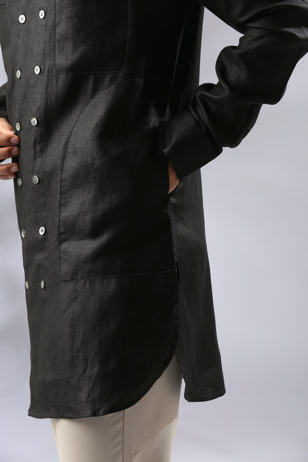 Ashoka Double Breasted Kurta - Suspire