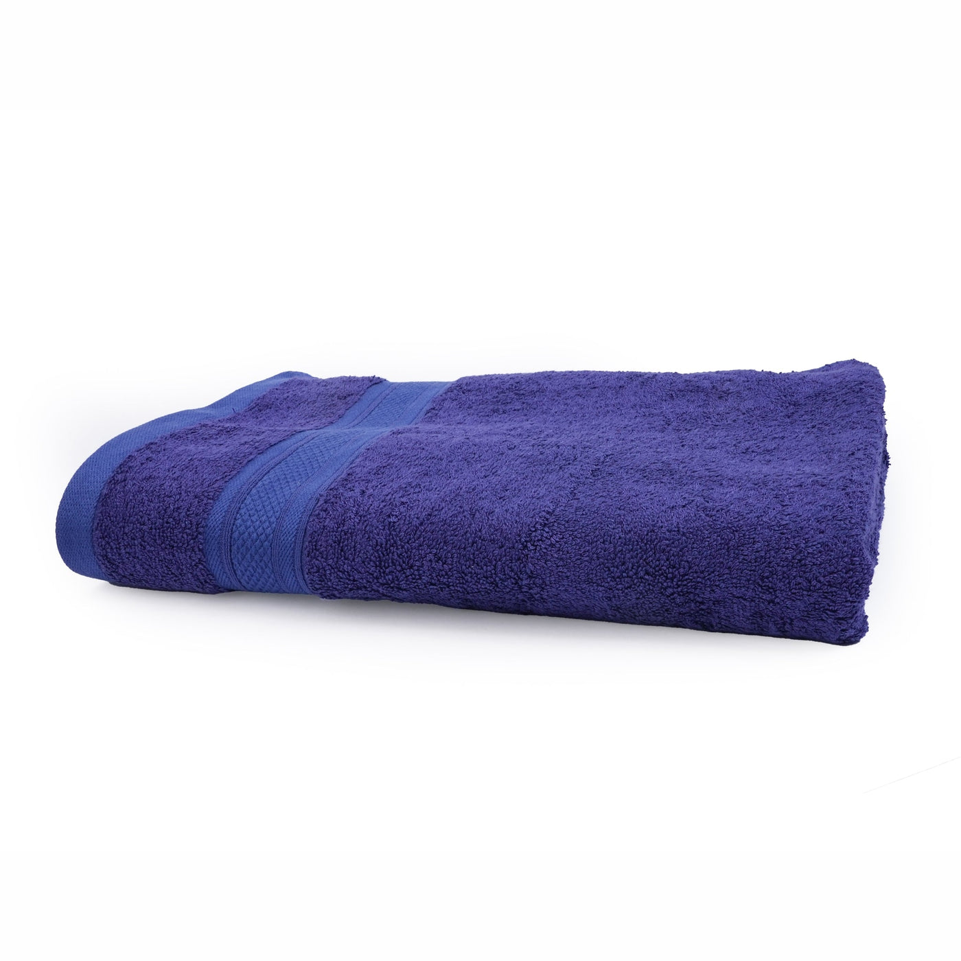 Bamboo Cotton Bath & Hand Towels (Set Of 2) Festive Blue - Suspire