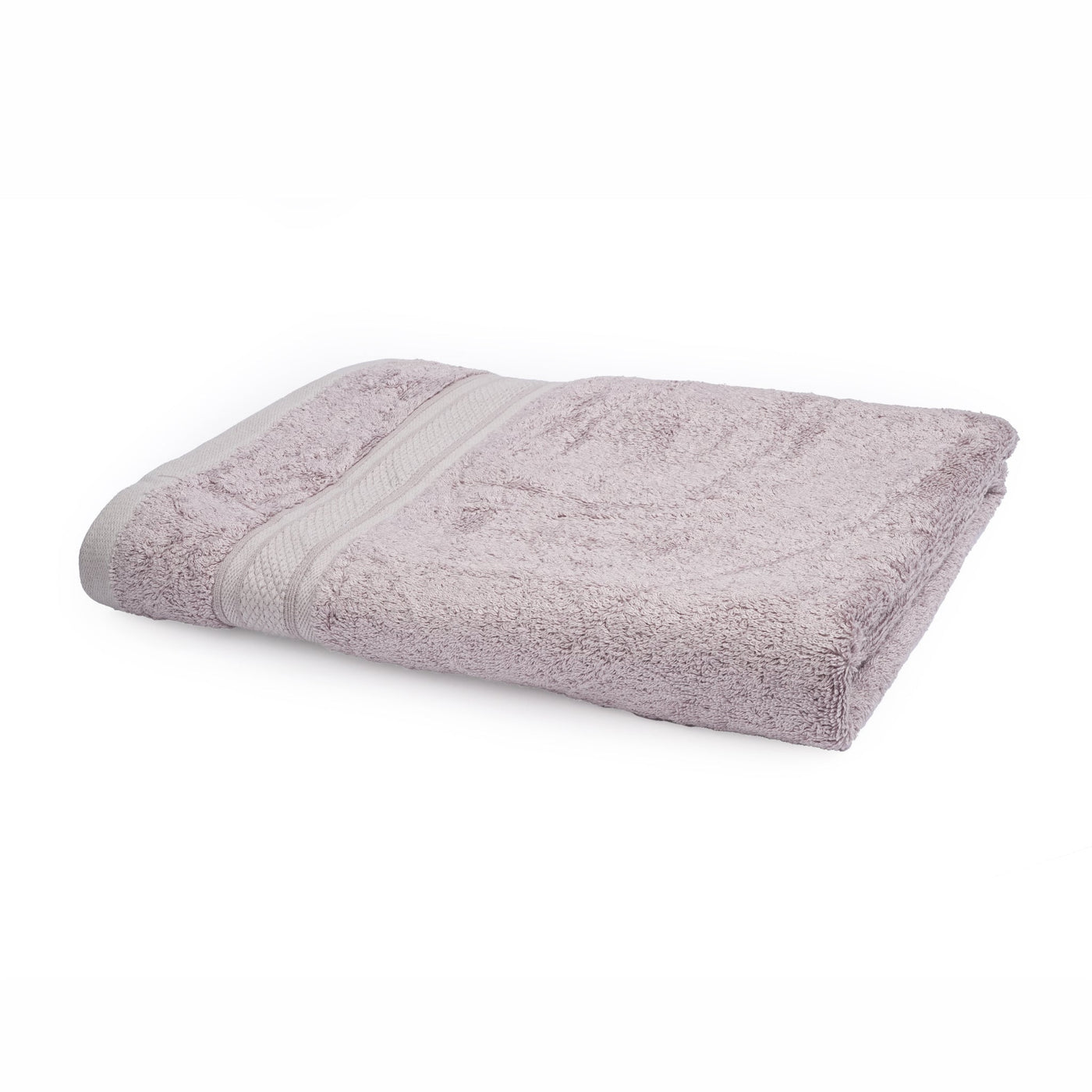 Bamboo Cotton Bath Towels Eco-Friendly Grape Grey - Suspire