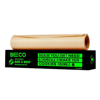 Beco Eco-Friendly Baking & Wrapping Paper, 20 Meter Roll - Suspire