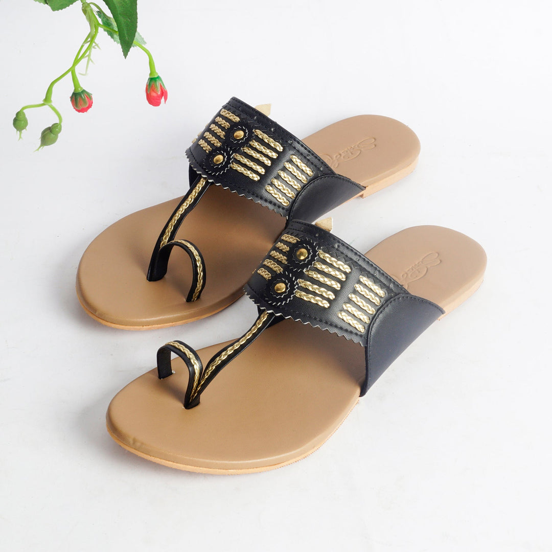 Black Multi Braid Kolapur with Nude Base - Suspire