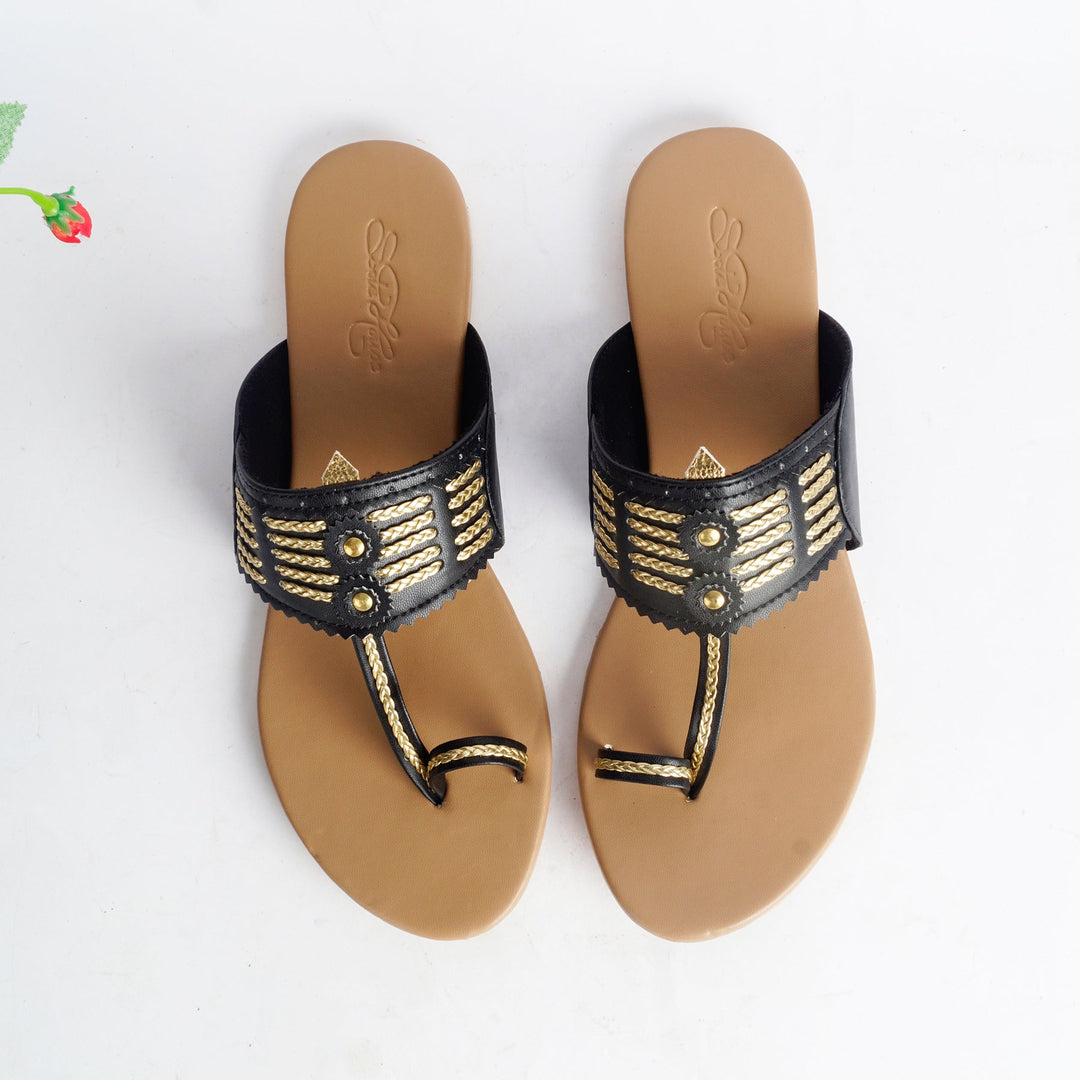 Black Multi Braid Kolapur with Nude Base - Suspire