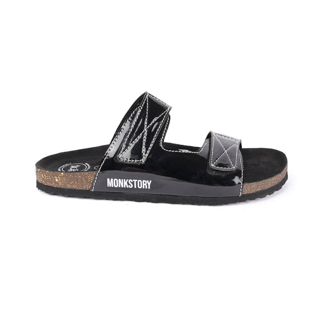 Monkstory Cork Dual-Straps Sandals, showcased on a white background.