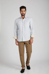 B Label Breath Contrast Trim Shirt