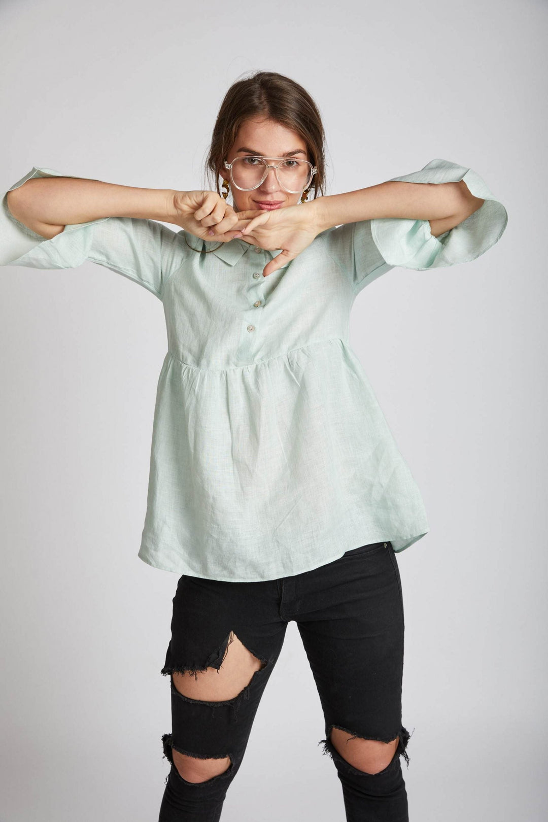 Bridge Gathered Top - Suspire