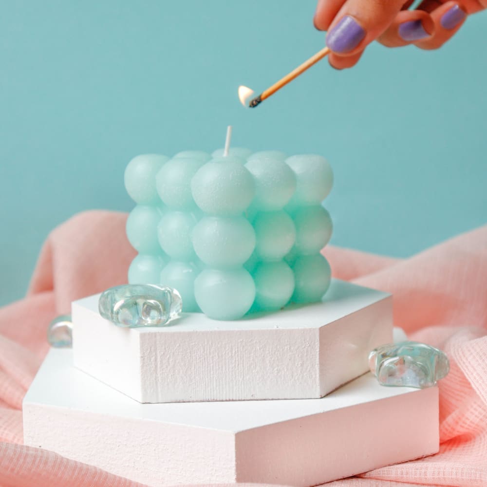 ONEarth Bubble Candle - Soya Wax - Japanese Cherry Blossom