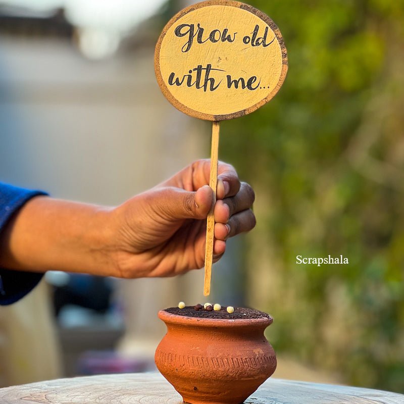 Cake Topper Pack | Multipurpose | Resuable | Handpainted | Natural Wood - Suspire