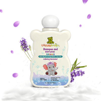 Calming Lavender Shampoo and Body Wash For Babies - 200ml - Suspire