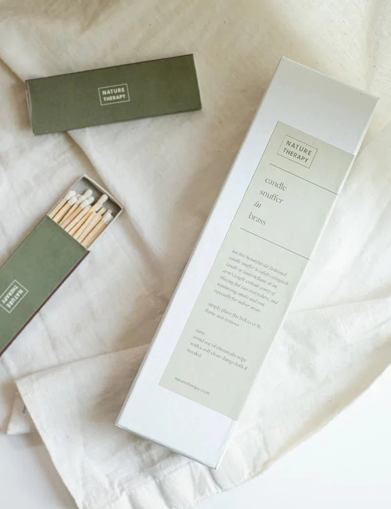 Candle Snuffer in brass - Suspire