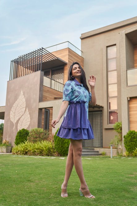 Casper Leafy Dress - Suspire